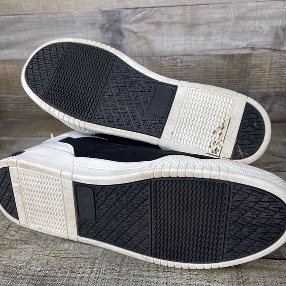 Fashion Black & White Sneakers Mens Size 45 Kuxie - Picture 10 of 13